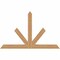 Ekena Millwork Saratoga Timber Gable Bracket, Western Red Cedar, 84"W x 53"H x 5 1/2"D x 5 1/2"F, 15/12 Pitch GBW084X53X0606SAR00SWR - alternate 1